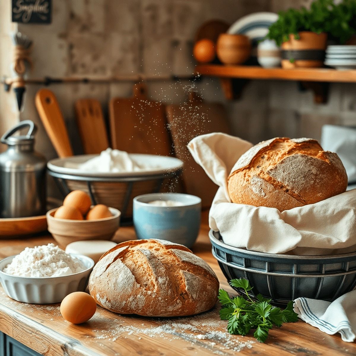 Making Fresh Bread